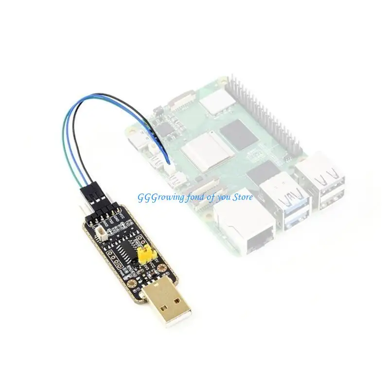 H9EB USB إلى وحدة تصحيح الأخطاء UART CH343 USB إلى واجهات TTL وحدة تصحيح الأخطاء UART