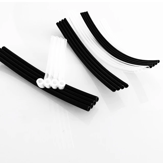 

5M DTF I1600/I3200 Eco Solvent Printer Ink Hose 4-Line Transparent 3x2mm Plastic PE Composite Ink Pipe for DTF Printer