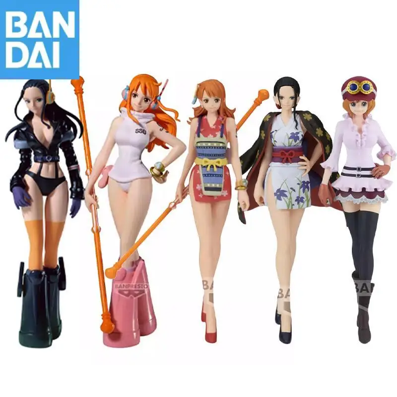 

Подлинная Bandai One Piece The Shukko Nico Robin Nami Koala Ver.egghead, оригинальная аниме-фигурка, модель, коллекционная фигурка, игрушки, подарок