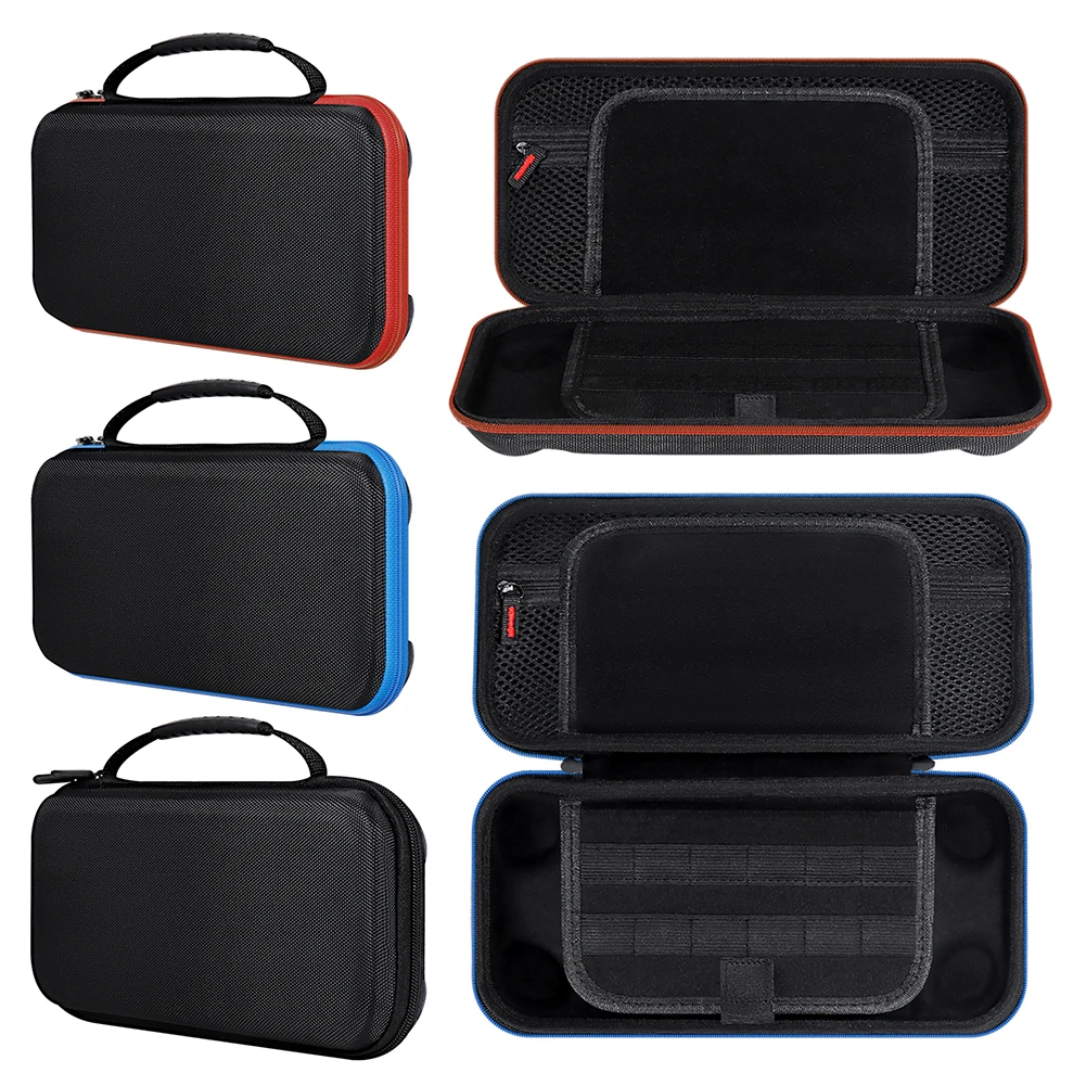 Game Console Carrying Case with 24 Game Card Slots Portable Travel Organiser Anti-Scratch Shockproof Console Storage Bag for NS2