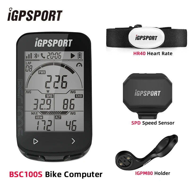 iGPSPORT BSC100S Fahrradcomputer 2,6 Zoll Bildschirm GPS Radfahren Navigation Geschwindigkeit Trittfrequenzsensor Smart Einfache Bedienung Fahrradcomputer