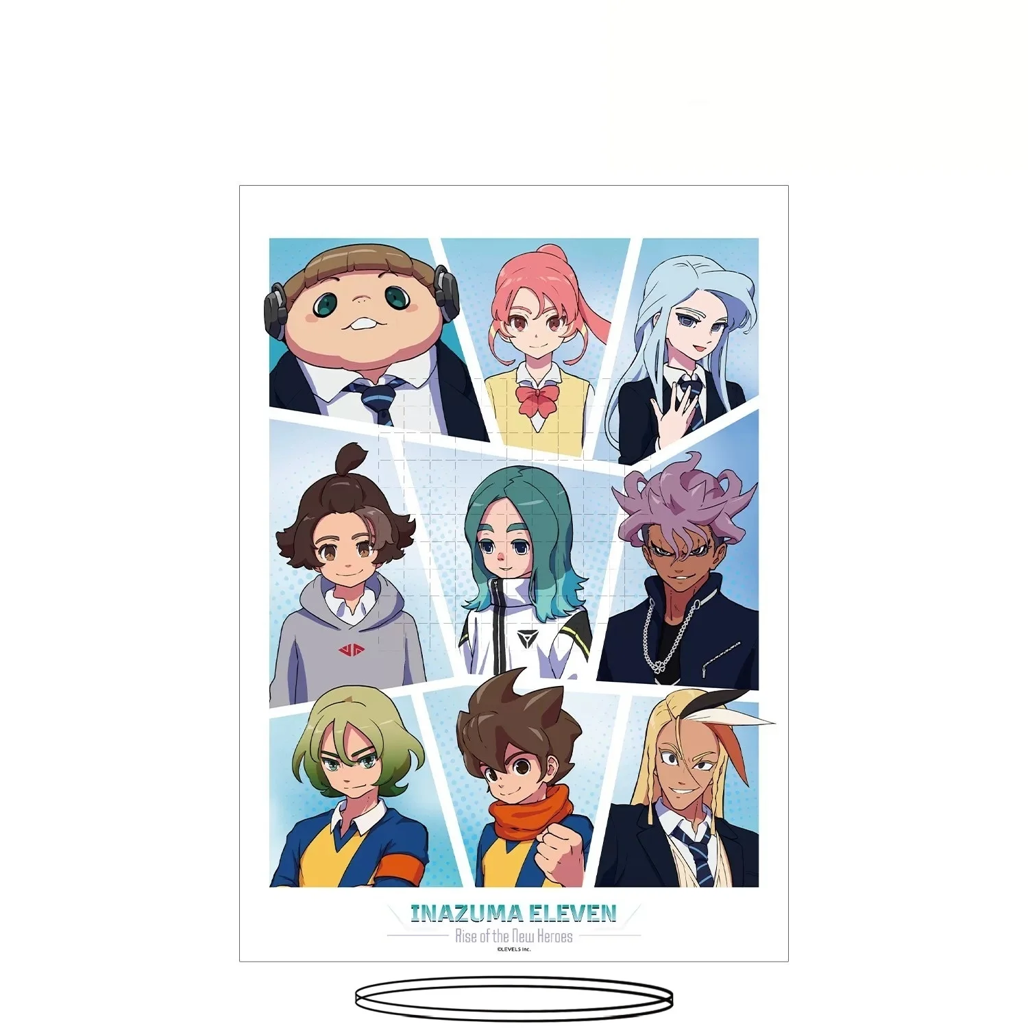 Inazuma Eleven 15cm Endō Mamoru Gōenji Shūya Kidō Yūto Kazemaru Ichirōta Kabeyama Heigorō Acrylic Key Chains Desk Decorations
