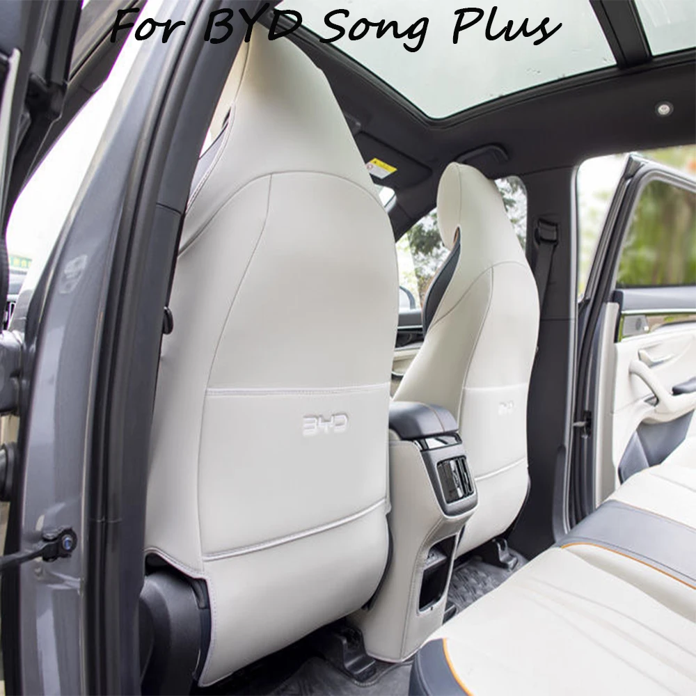 

For BYD Song Plus DMi EV 20212022 2023 2024 All inclusive rear seat anti kick pad dirt and scratch resistant car interior