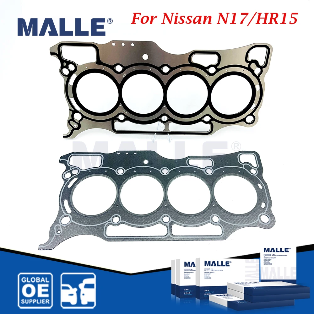 

1 Pcs Engine Cylinder Head Gasket For Nissan HR15 N17 Tiida Wingroad March K12 Cube Juke AutoParts Car Accessories 11044-1KT0B