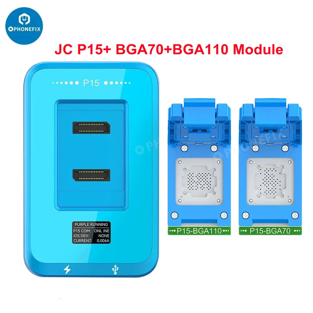 Imagem -05 - Programador Nand para o Reparo do Iphone jc Jcid P15 615pm Bga315 Bga110 Bga70 Modo Roxo Wifi Armazenamento Desvinculativo Elevação Recentemente