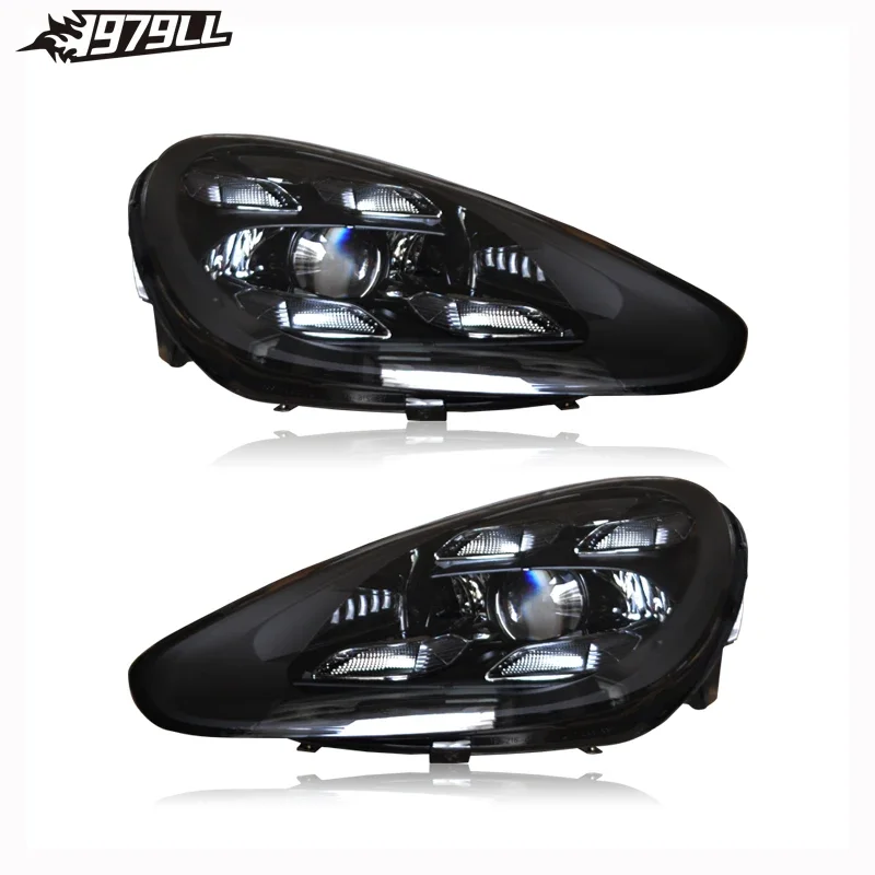 LXBY 958.2 Car Accessories LED Headlights For Porsche Cayenne 958.2 2015-2017 Upgrade 2021 Pdls Style