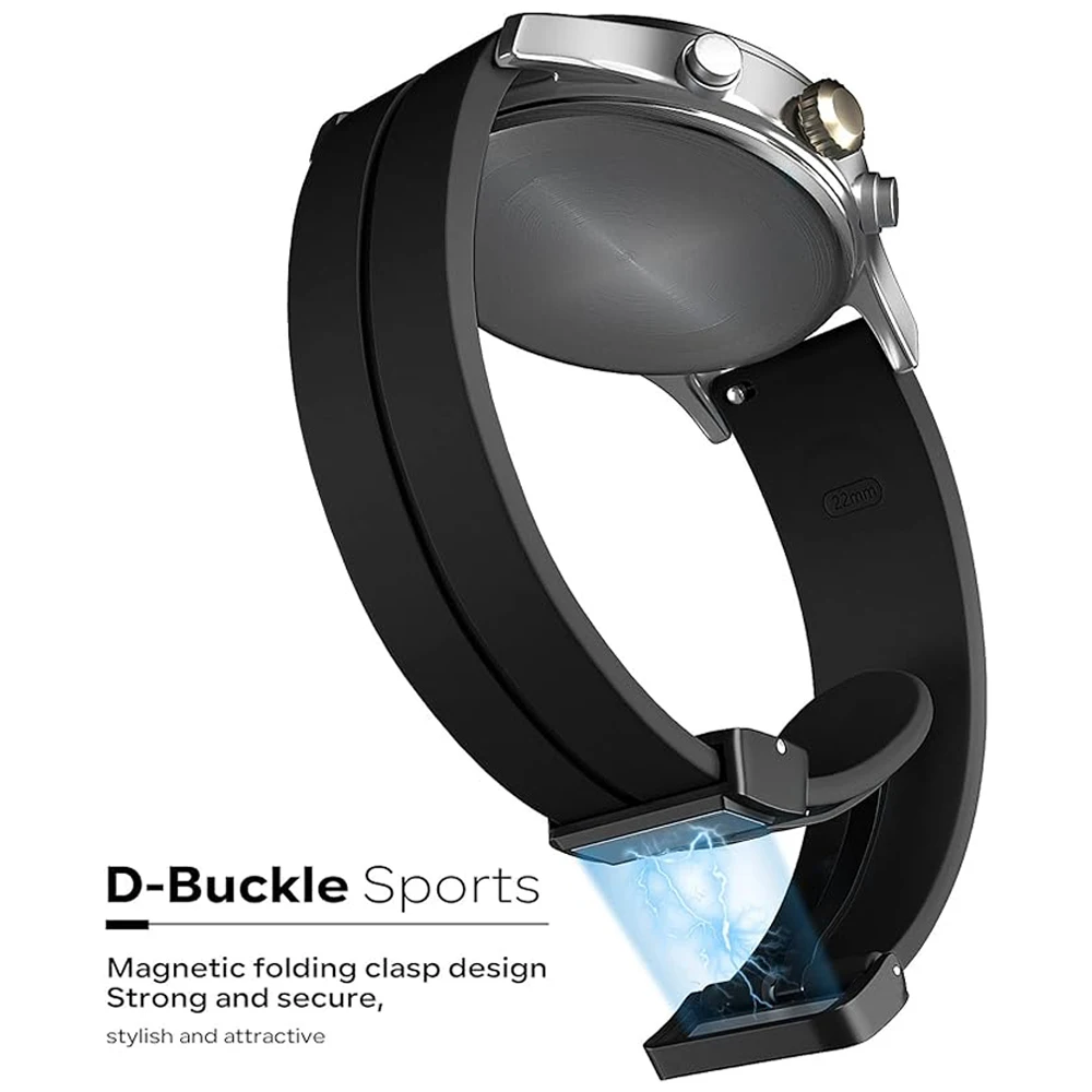 حزام المشبك المغناطيسي للغارمين فيفيفاكتيف 6 5/Foreunner 570 42 47 مللي متر 265 255 سوار سيليكون 20 22 مللي متر الرياضة الفرقة Garmin Venu 3