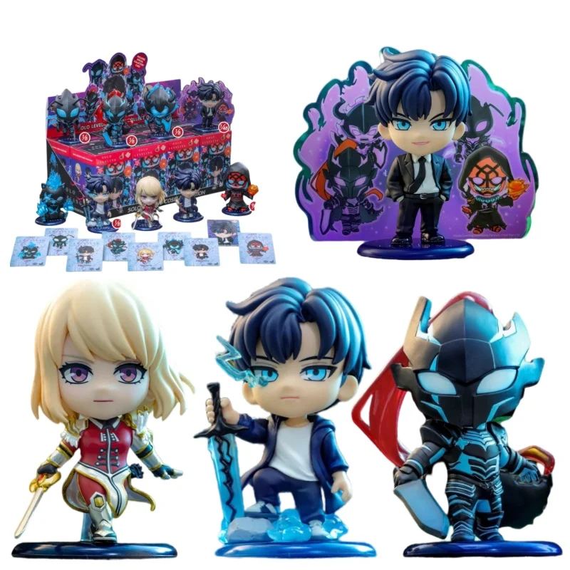 Hot Toys Solo Leveling Blind Box Sung Jinwoo Shadow Army Modellfiguren Cosbi Sammlung Fluoreszierendes Farbdesign Spaßiges Spielzeug Geschenk