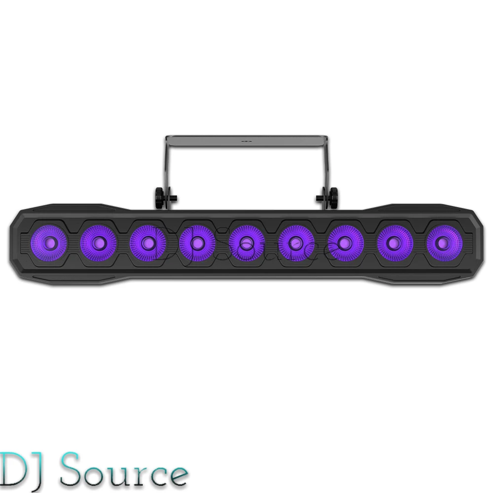 9X16W LED RGBW 4IN1 Wash Light Beam Wall Wash Strobe Bar Lights With Remote Control Stage Lamp DMX For DJ Disco Wedding Show