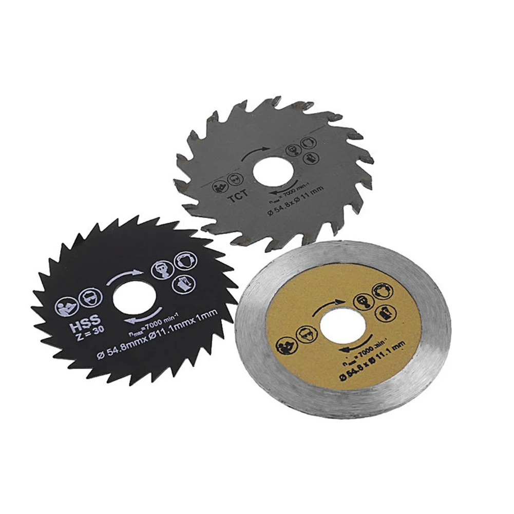 

Efficient Cutting Performance with HSS Mini Circular Saw Blades for Steel Wood Granite 54 8x11 1mm (Pack of 3)