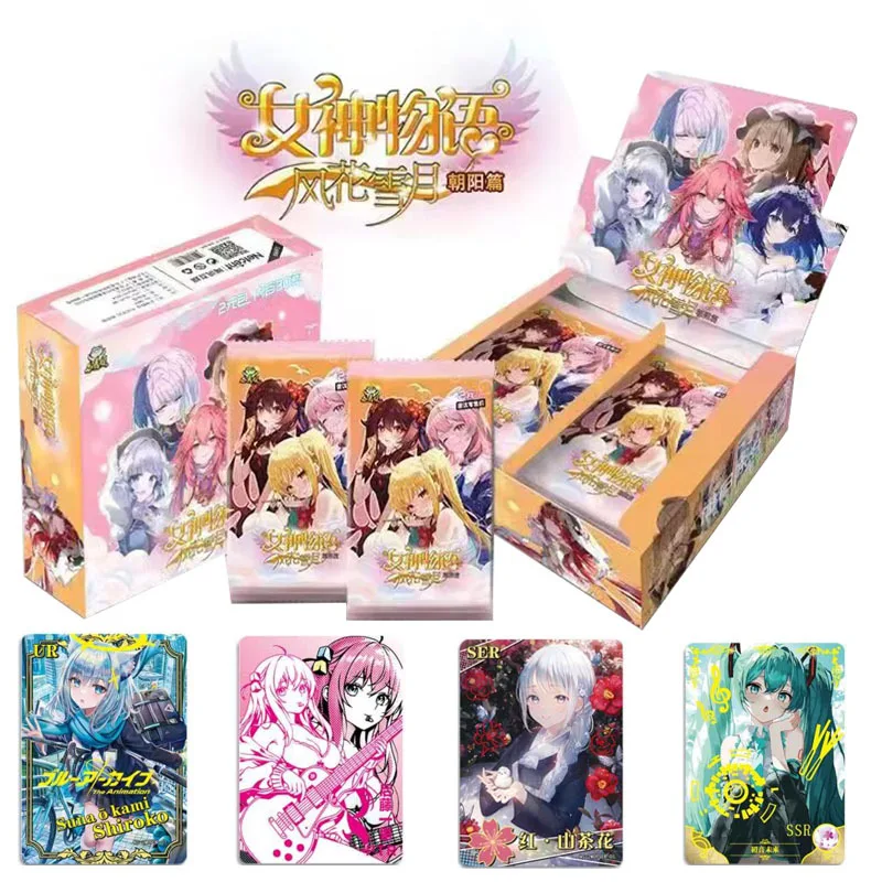 Kolekcja losรณw bogini Monogatari postaฤ z Anime prezent urodzinowy dla dzieci karty kolekcjonerskie bitwy marynarza