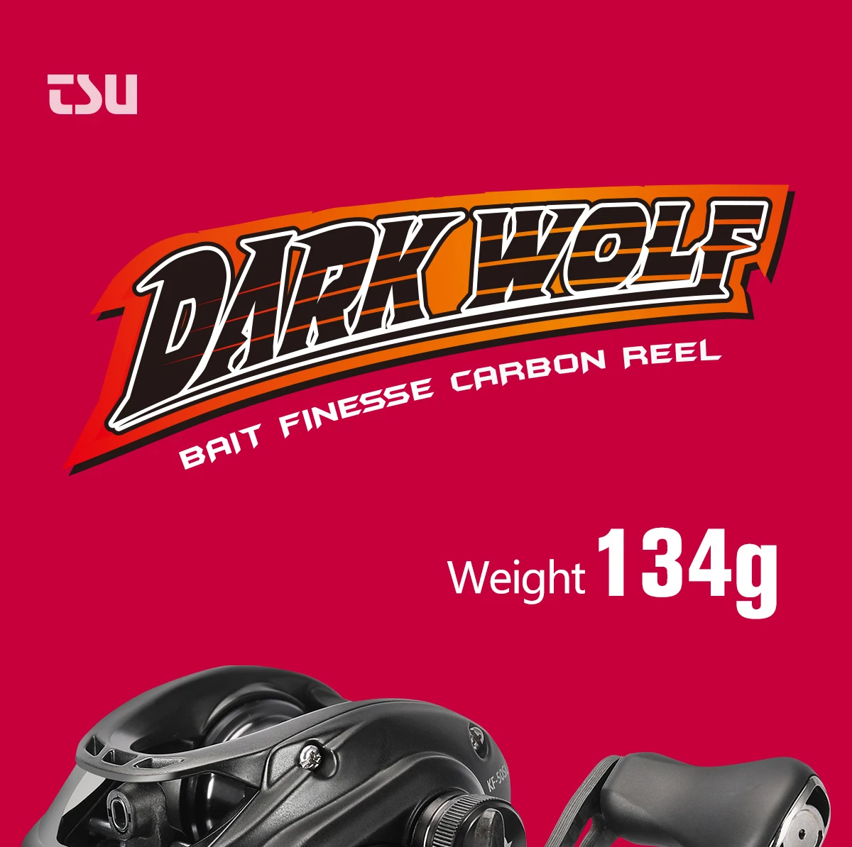 TSURINOYA 134g Ultraleichte Finesse-Angelrolle DARK WOLF 50S 7.1:1 4kg Flachspulenrolle für Light Game und Forellenangeln – Detail 1