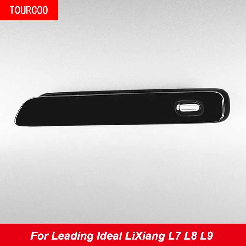 For Leading Ideal LiXiang 2022 2023 L7 L8 L9 Car Door Handle Wrap Decoration Stickers ABS Plastic Modification Handle Cover Kit