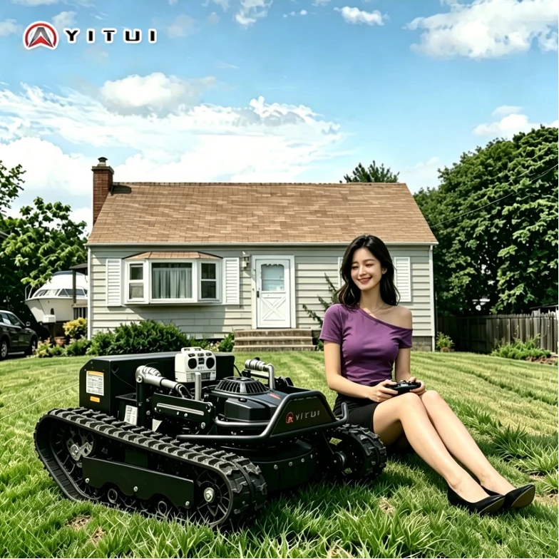 

Customized Lawn Mower 45° Slope Climbing Wear-Resistant Blades All Terrain Use Ce Epa Certified For Orchard Grass Trimming