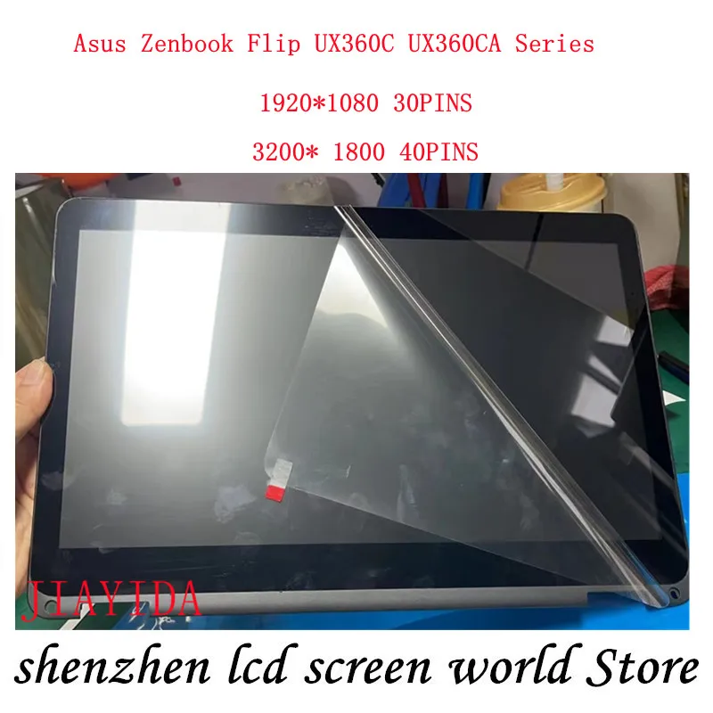 ORIIGNAL NEW For Asus Zenbook Flip UX360C UX360CA Series LCD Screen Display Panel +Touch Digitizer Assembly