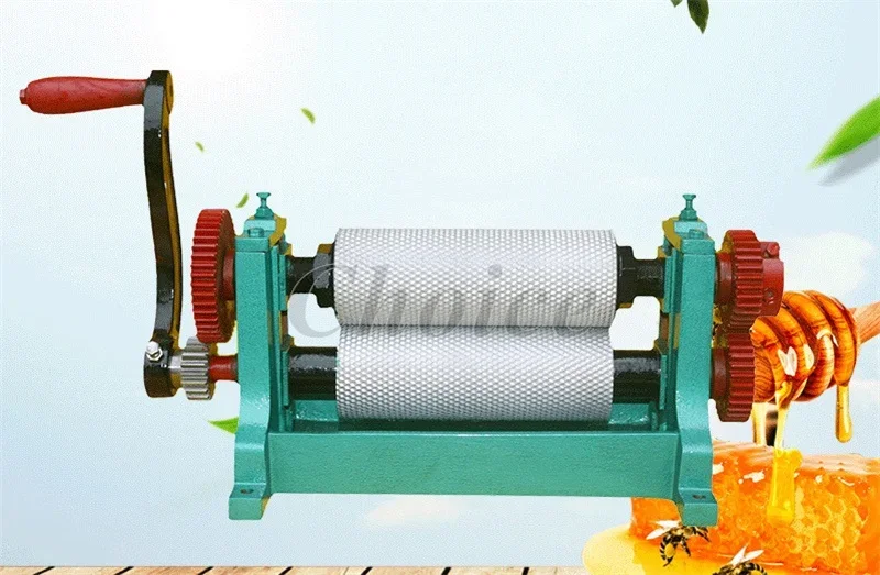 Beekeeping Tools Bee Wax Sheet Making Embossing Roller Full Auto Beeswax Foundation Sheet Machine Roller For Sale in EU