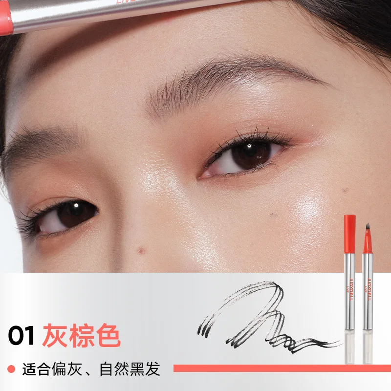 Judydoll Live Dual End Liquid Brow Pen Unterer Wimpern Eyeline Aegyo-sal Multifunktionsstift Wasserdicht Natürliches Augen-Schönheitswerkzeug