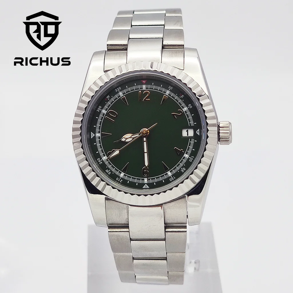 36/39mm Men's Automatic Mechanical Watch 100m Waterproof Sapphire Glass NH35 Movement Watch