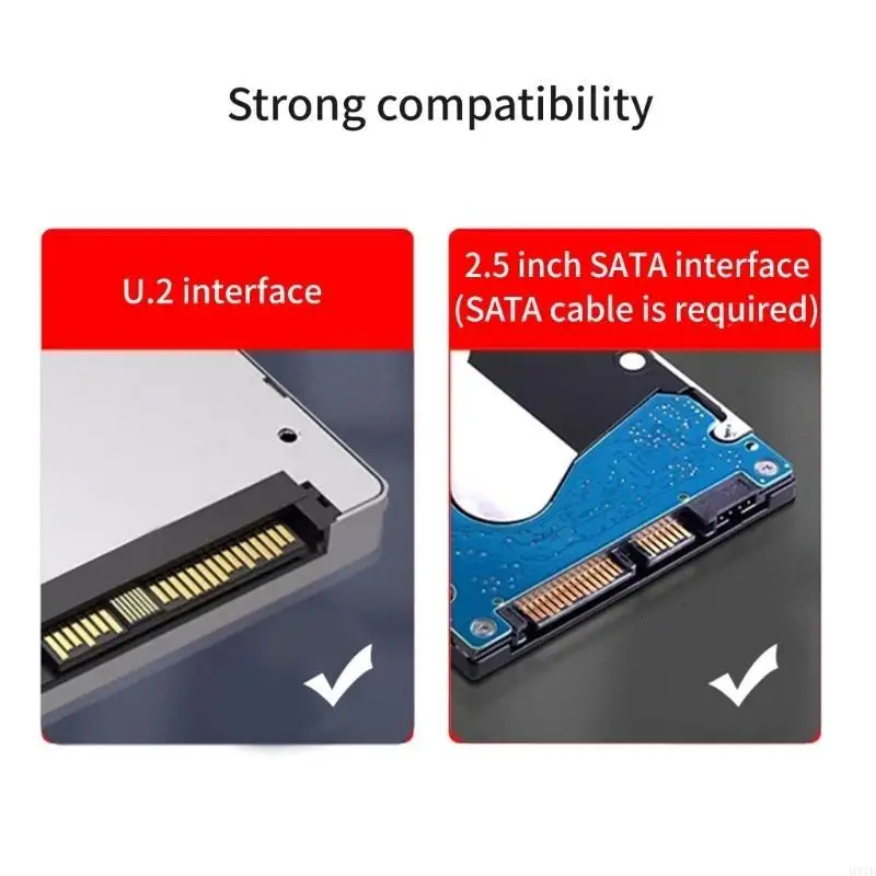 H37B PH46-2 M.2, um Adapter SFF-8639 NVME auf M.2 und 2,5-Zoll-Festplatten-Festplatten für PCIe-Adapter Fast Solid Disk Speicher