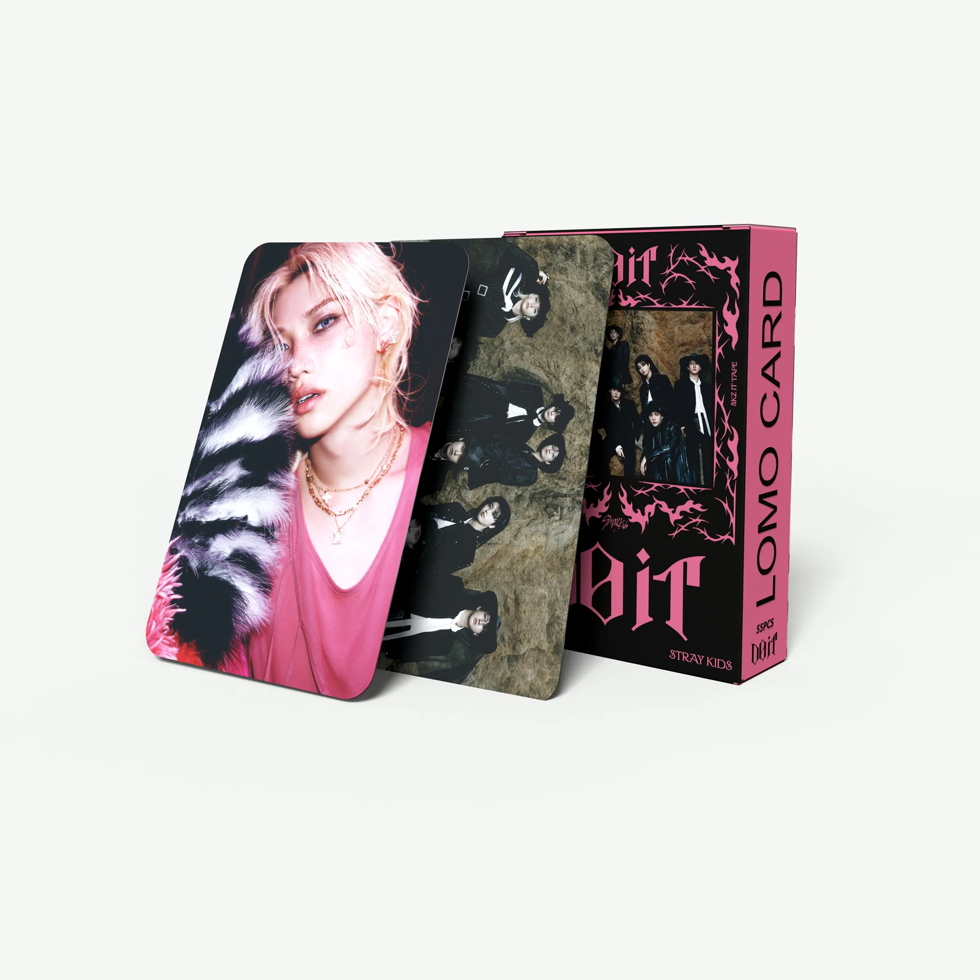 55 قطعة ألبوم صغير للأطفال الضالة DO IT LOMO بطاقات جديدة لضائع المشاهير Kpop مجموعة مراوح SKZOO هدية Huang Xuanchen STAY فقط #1