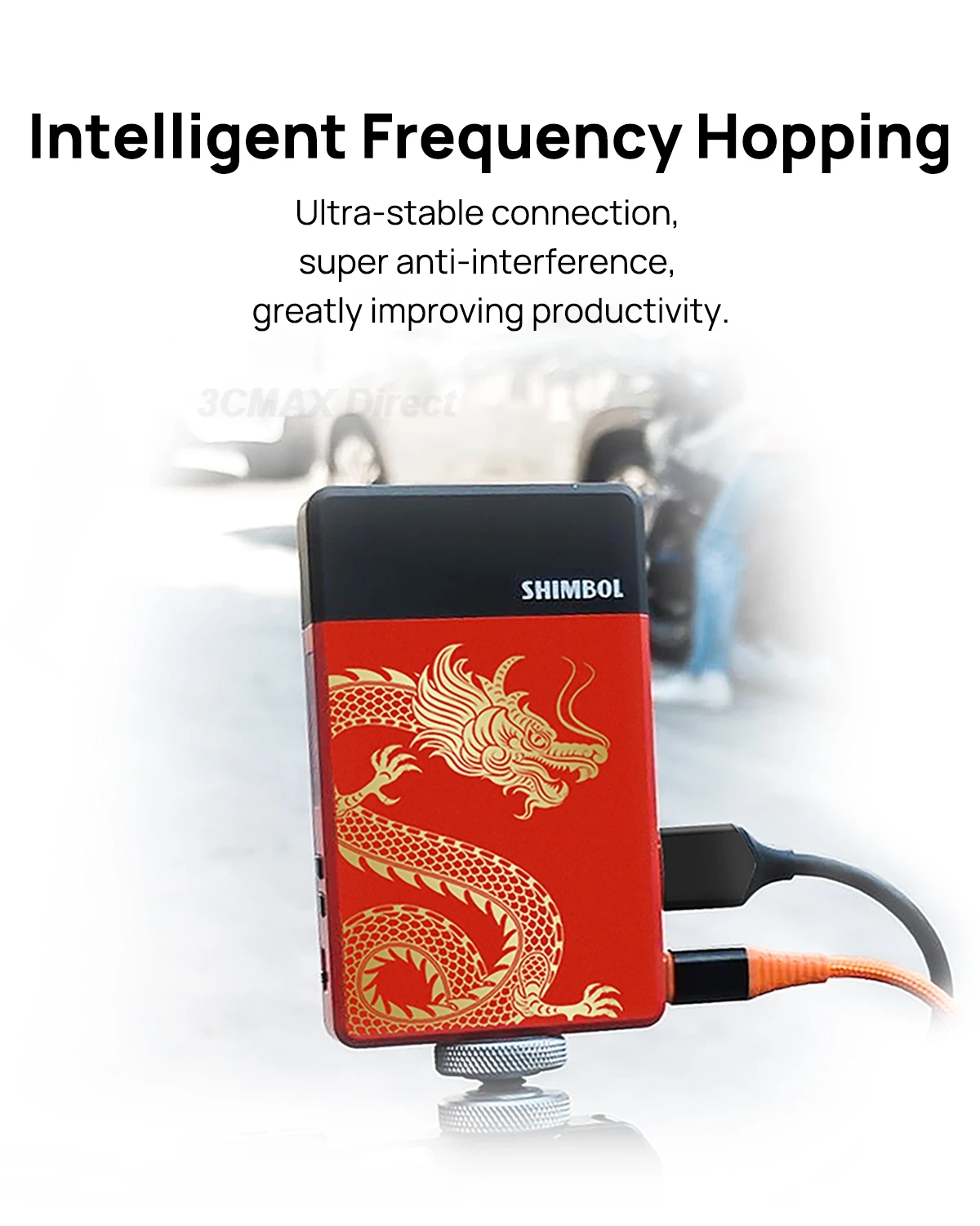 Shimbol TP نظام نقل الفيديو اللاسلكي الصغير 600ft 1080P جهاز ريسيفر استقبال وإرسال الصور لمصدر الفيديو صانع الأفلام TikTok