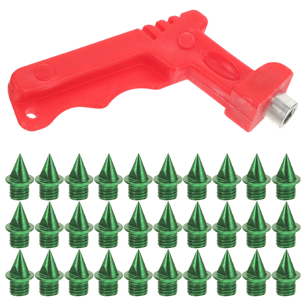 

1 Set Metal Track Spikes Replacement Steel Shoe Spikes For Running Golf Hiking Sports Men'S Track Shoes Spike Wrench Included