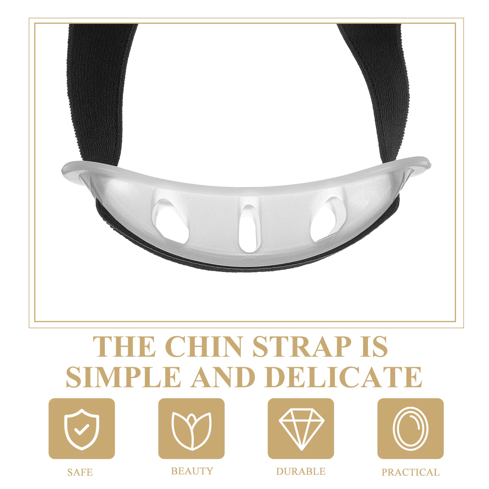 

3pcs Hard Hat Straps Adjustable Straps Durable Polyester Rubber Replacement For Safety Helmets Construction Workplace