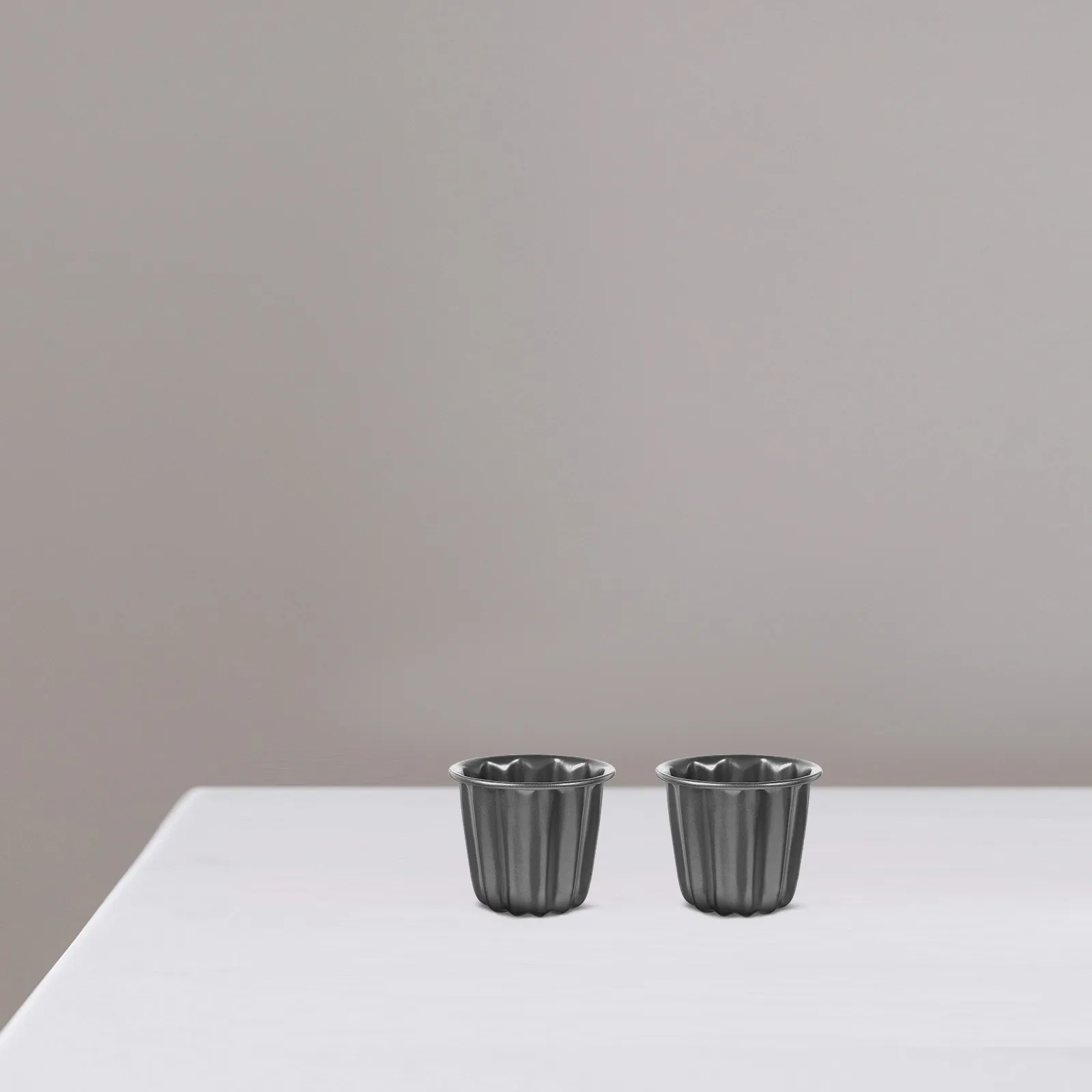 

4Pcs Professional Non-Stick Baking Tart Molds Multi-Function Muffin Cups for Cake Pudding Jelly Steaming Egg Tart Making