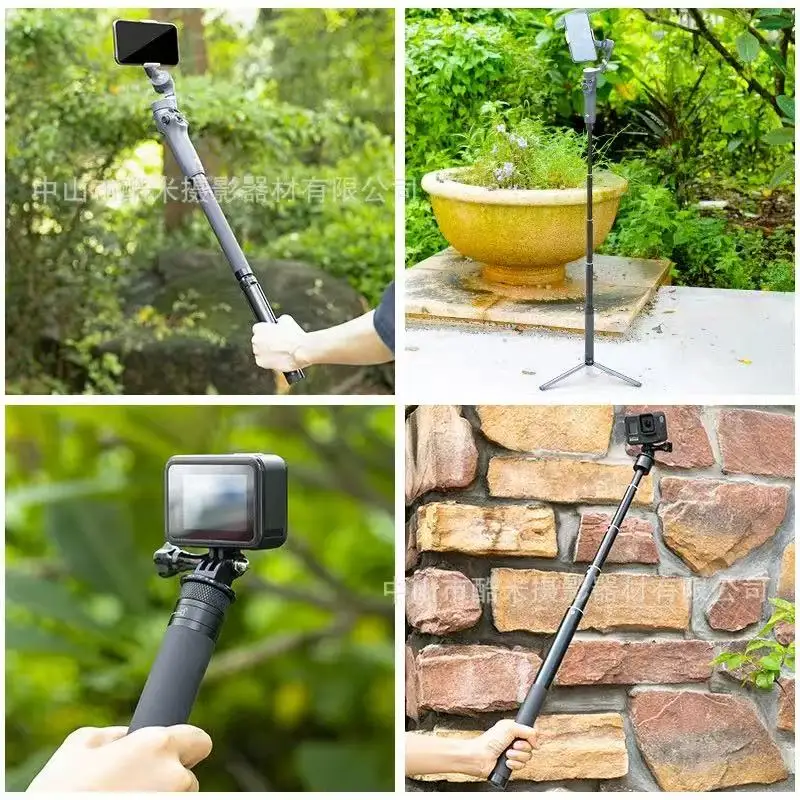 73cm Telescopic Selfie Stick Handheld Extension Rod for 3 Axis Gimbal Stabilizer Vlogging Kit Phone Camera Photo Accessories