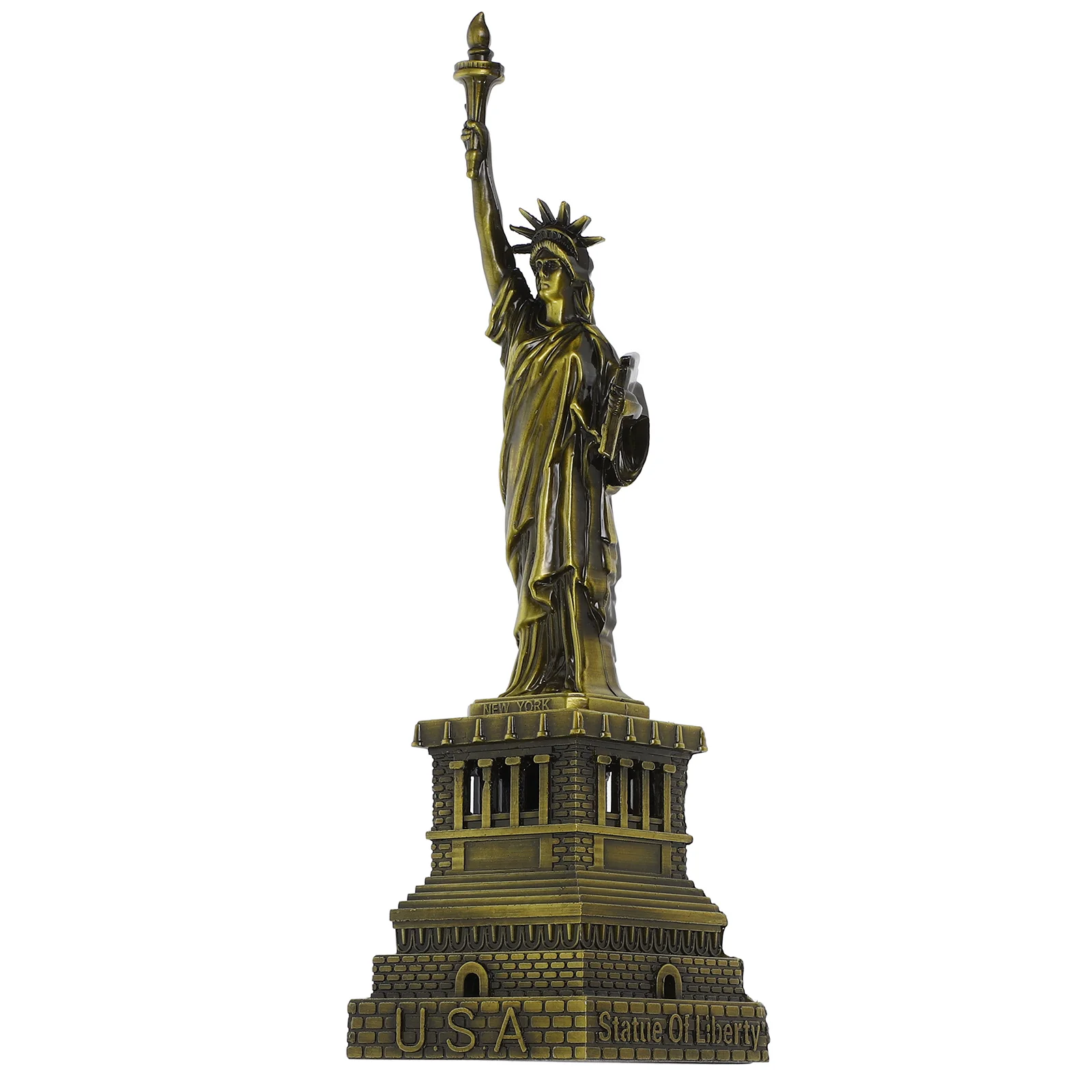 

Bronze Statue Figurine of Liberty Decor Souvenir American Ornament Souvenirs USA Metal Cool Party Decoration