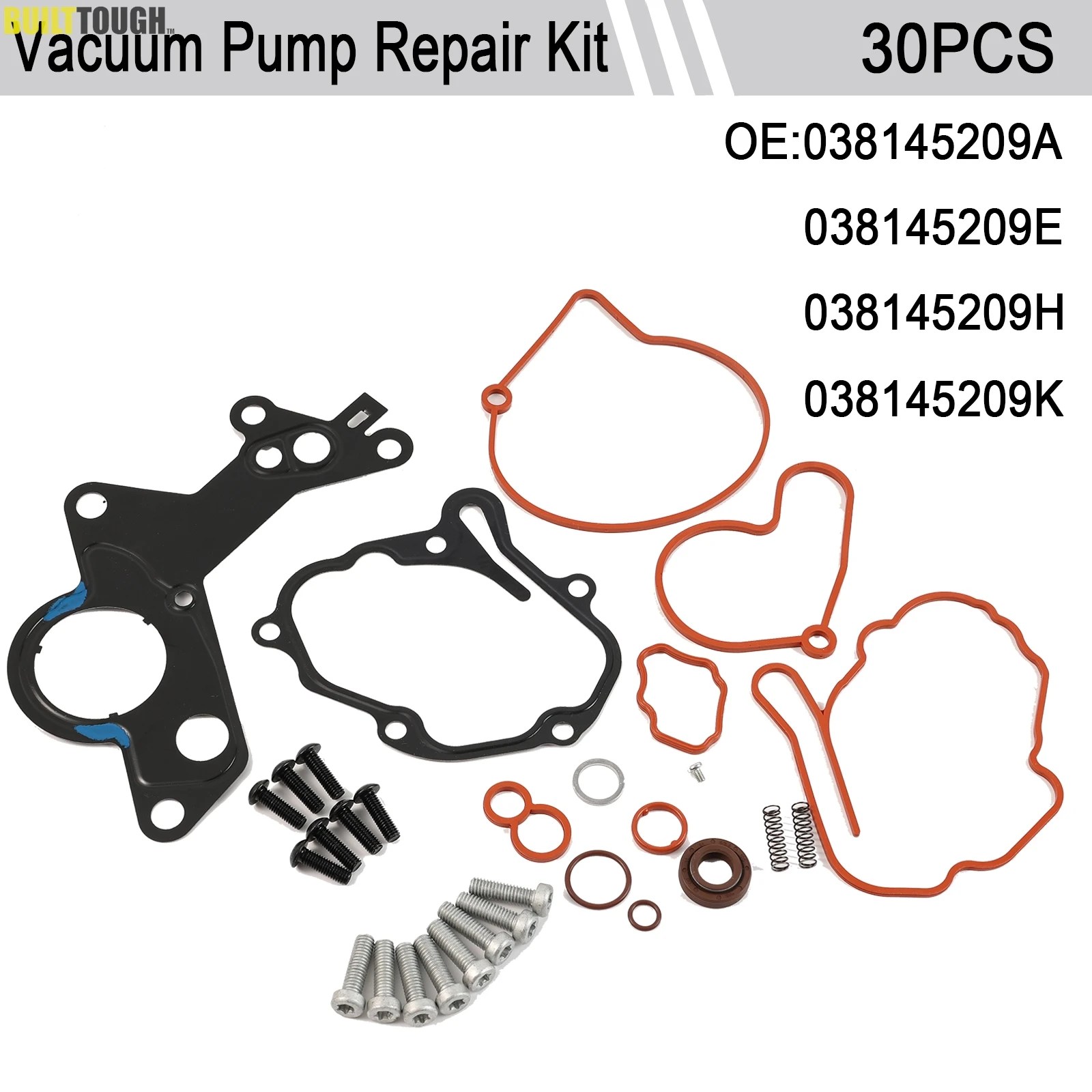 

Vacuum Tandem Fuel Pump Gasket Seal Repair Kit For Audi A4 A6 VW Bora Caddy Golf Passat Touran 1.9 2.0 TDI 038145209A 038145209E