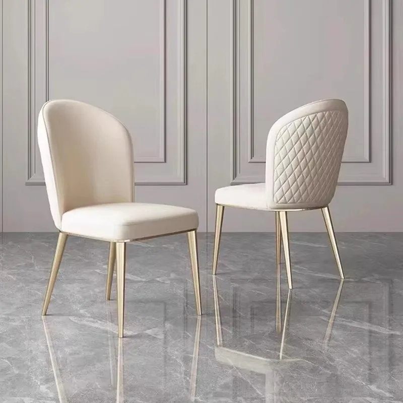 Elegant Comfortable Dining Chair Comfy Premium Stylish Fashionable Chair Large Nordic Glamour Chaises De Salon Kitchen Furniture
