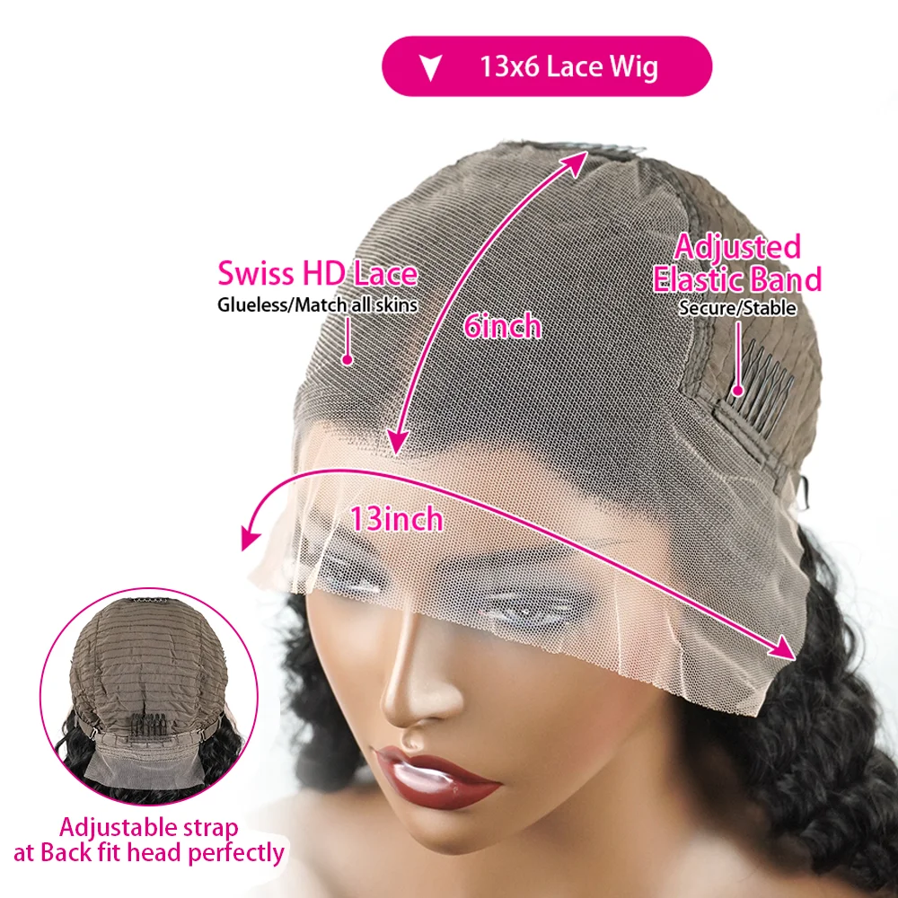 غريب مجعد 13x6 HD الدانتيل الباروكة الأمامية 4C حواف الشعر البشري الأفرو مجعد الدانتيل الجبهة خصلات الشعر المستعار الإنسان 250% شعر مستعار دانتيل كامل