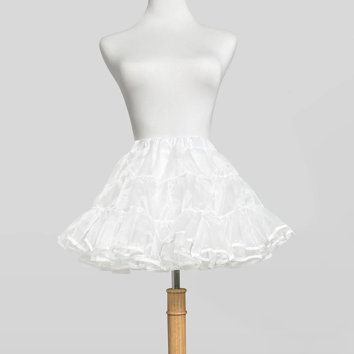 Multi-length Boneless Duck Hip Lolita Petticoat 30/35/40/45cm Super Fluffy Dog Short Tulle Underskirt Daily Cosplay Crinoline view 3