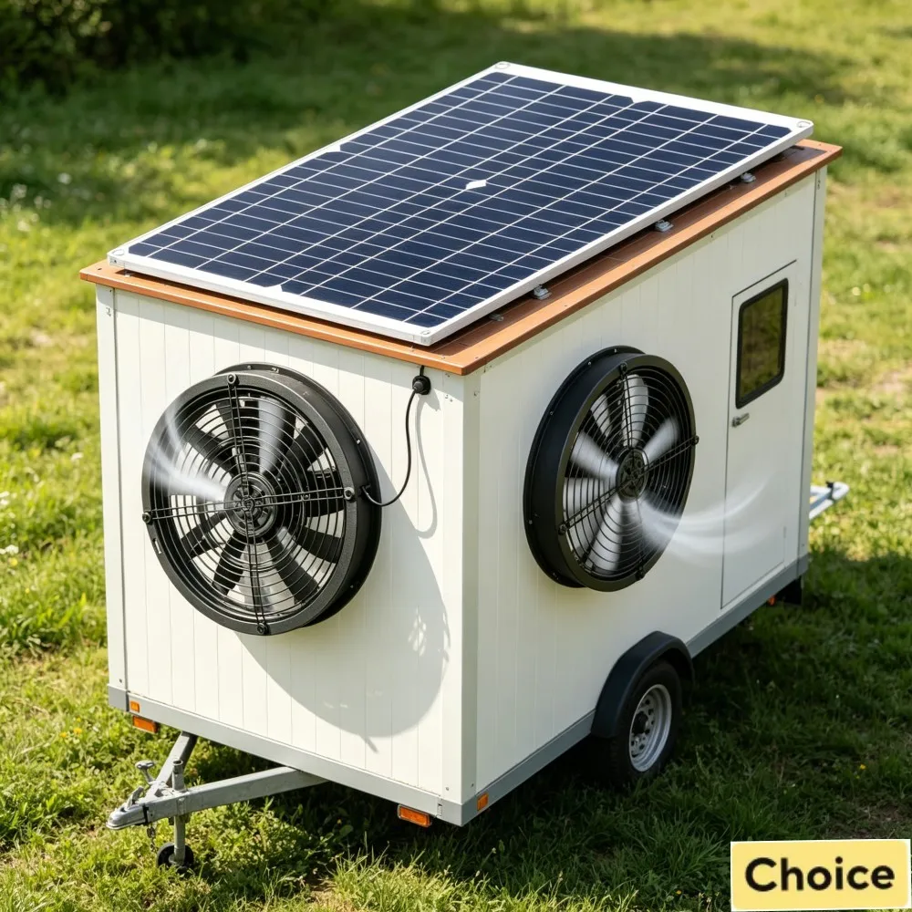 

15-25W Humidity Reduce Solar Exhaust Fan Kit Dry Vent Use for Shed House Coop RV Storage Living Space