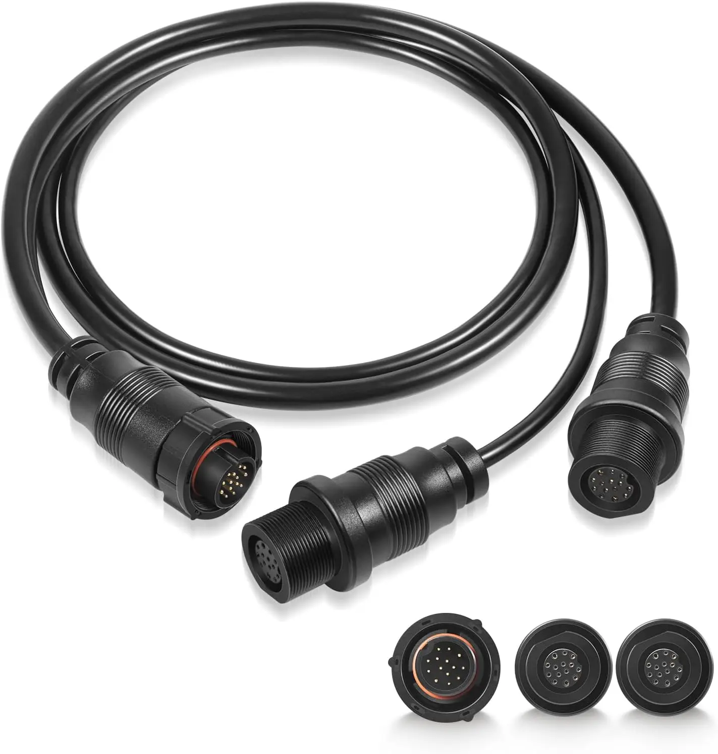 720111-1 Y-Splitterkabel für Humminbird SOLIX/APEX/XPLORE Fischfinder, verbindet Imaging 2D-Transducer, unterstützt Airmar 30-Zoll – Detail 7