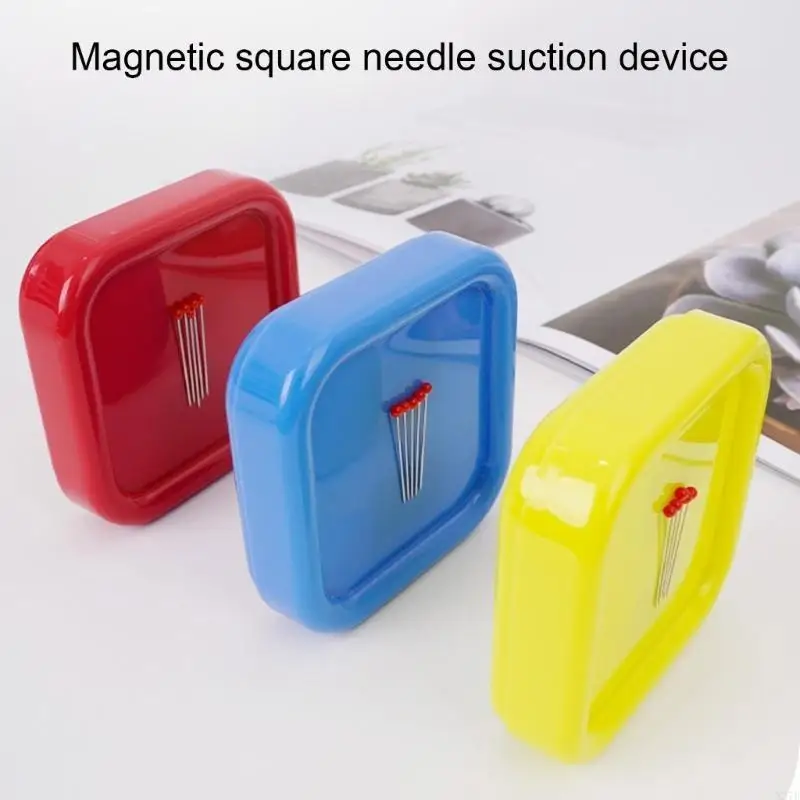 Porta cucitura magnetica Porta stoccaggio Organizzatori ago portatile per perno cucito