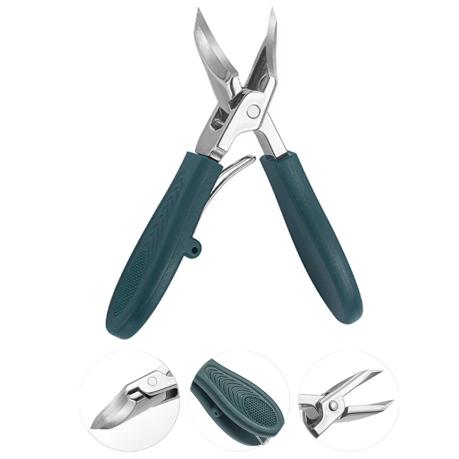 

1Pc Diagonal Pliers Nail Scissors Anti-Splash Nail Clippers For Large Thick Hard Nails Household Special Manicure Tools