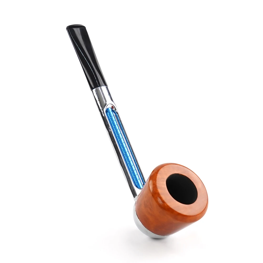 Metal Colored Pipes, Tobacco Pipes, Premium Smoking Pipes, Straight or Curved, 3mm Filters, High Quality Pipes, Briarwood Pipes