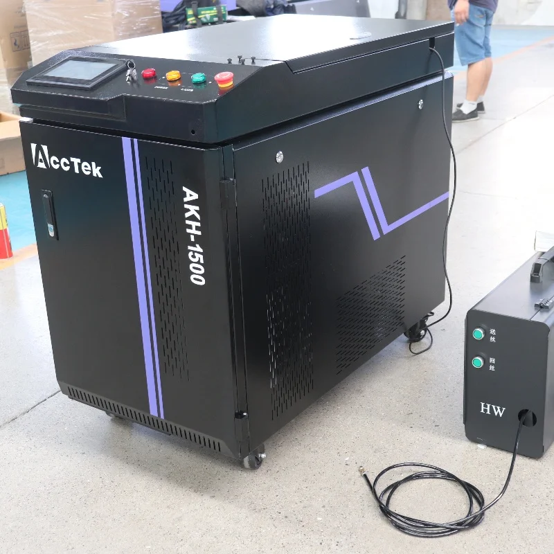 Handheld Fiber Laser Welding Machine with Double Axis Laser Welder in Stock 2000W for Metal