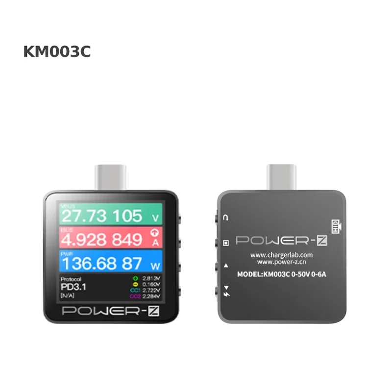 ChargerLAB POWER-Z 240W PD3.1 Fusion Fast Charging Protocol Tester KM003C Power Meter