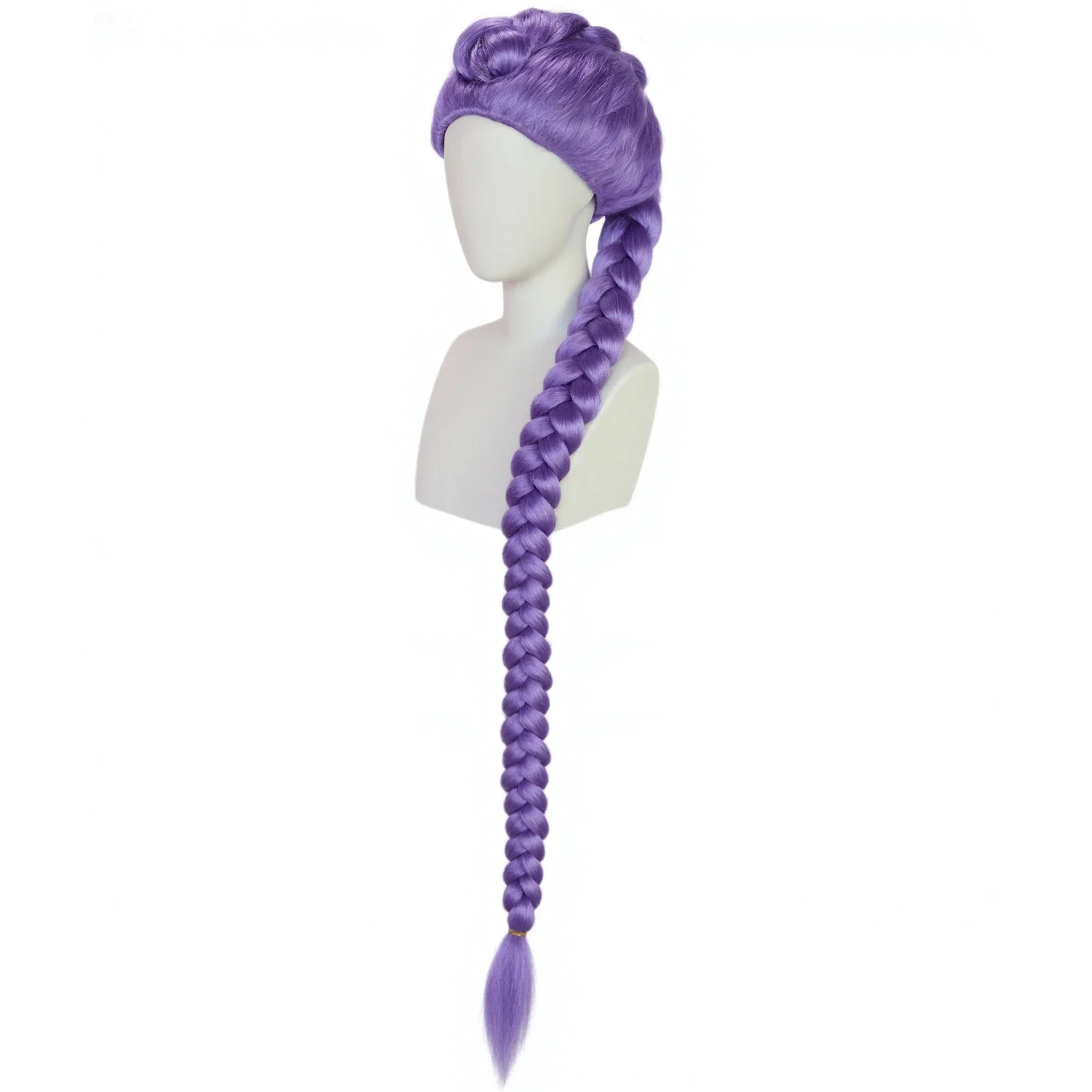 ﻿ Synthetische Perücke Kpop Girl Group Cosplay Perücke Halloween Frauen gemischte Farbe Lila Kunstfaser Perücke für Frauen