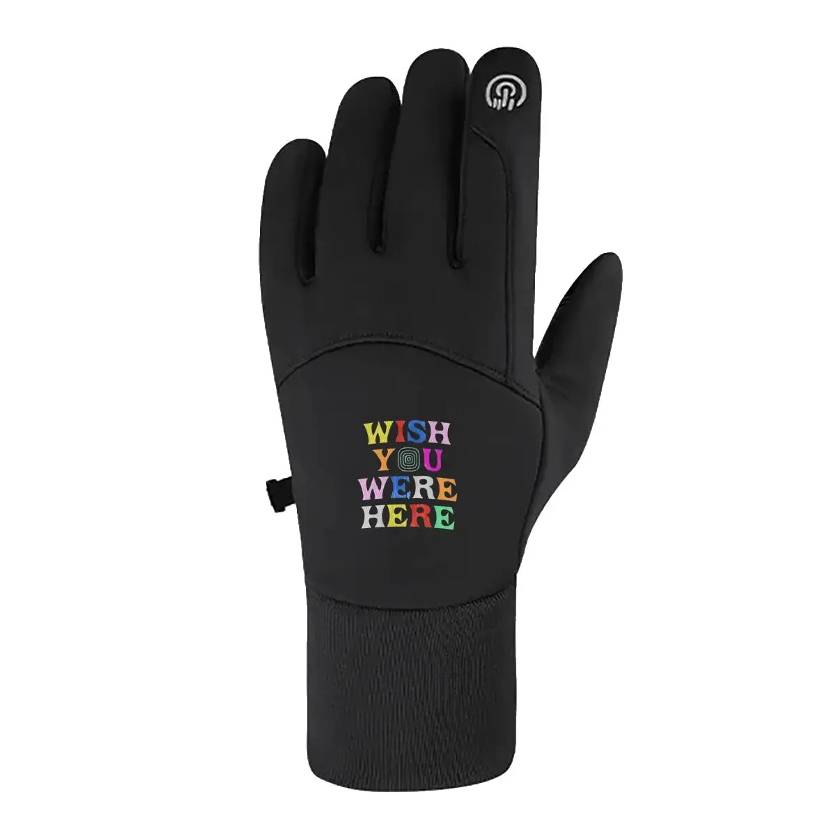 

Цветные зимние велосипедные перчатки «Wish You Were Here», сохраняющие тепло, ветрозащитные уличные перчатки с сенсорным экраном