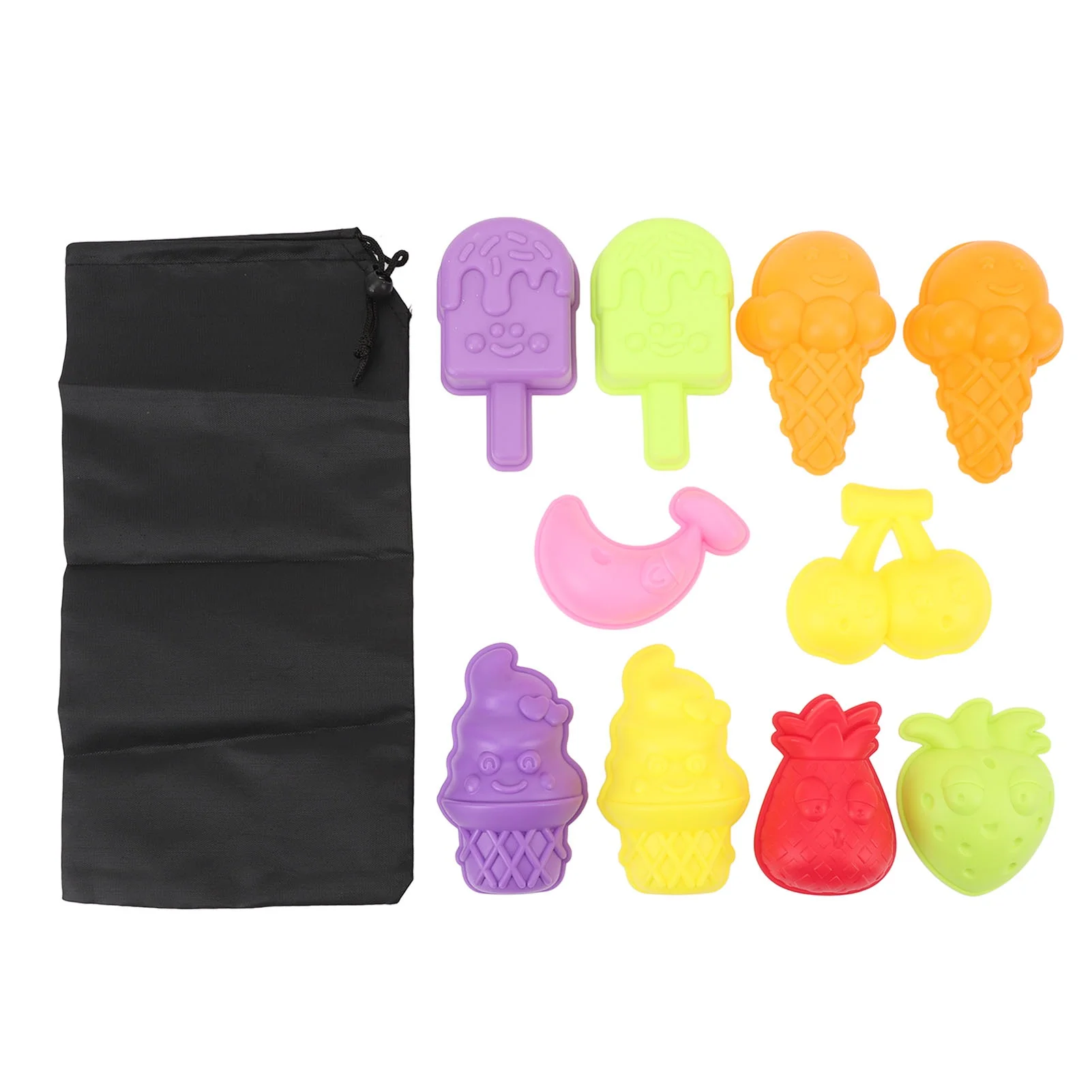 Beach Toys Set Multipurpose Fun Innovative Cute Shape Colorful Toddlers Sand Mould for Kids Toddlers Boys Girls