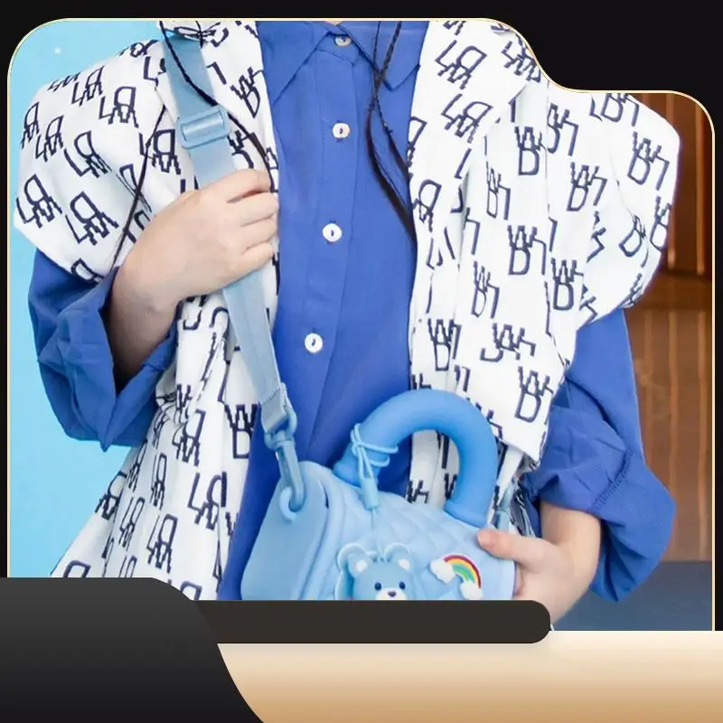 

Многофункциональная детская сумка для фотоаппарата, портативный милый портативный кошелек для монет, аксессуары для фотоаппарата Pink-T44C