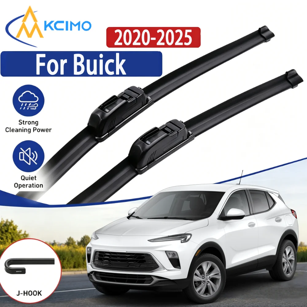

Premium Silicone Windshield Wiper Blades For Buick Encore GX 2020-2025 All-Weather Quiet Bracketless Wipers Set of 2