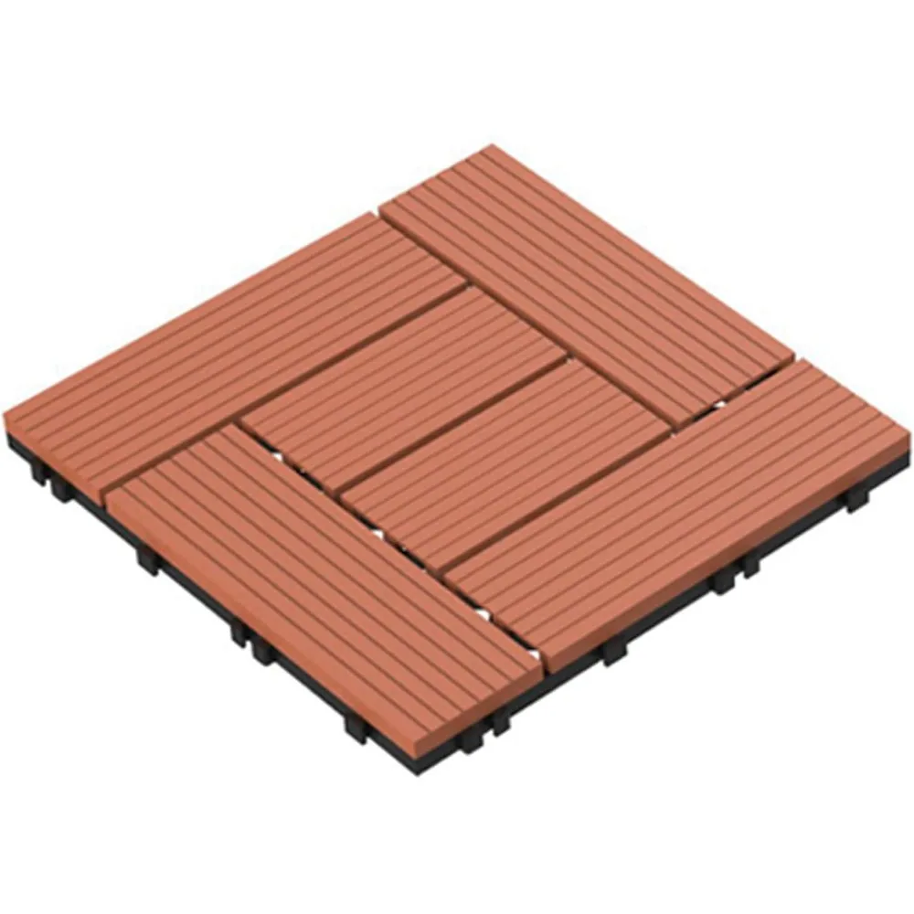 24-Pack Outdoor Deck Tiles Terracotta Freight Free Exterior Terrace Floor Garden Buildings Tile Supplies Home