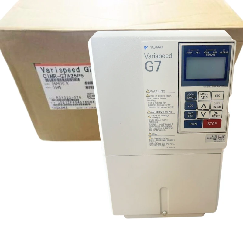 New In Box Yaskawa CIMR-G7A25P5 Inverter 1 Year Warranty