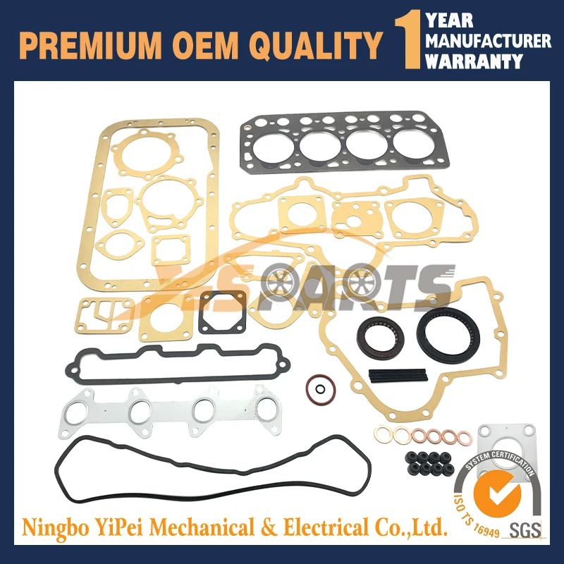 

Full Gasket Set for Mitsubishi K4E, MT2501, MT21, MT22, MT23, MT24