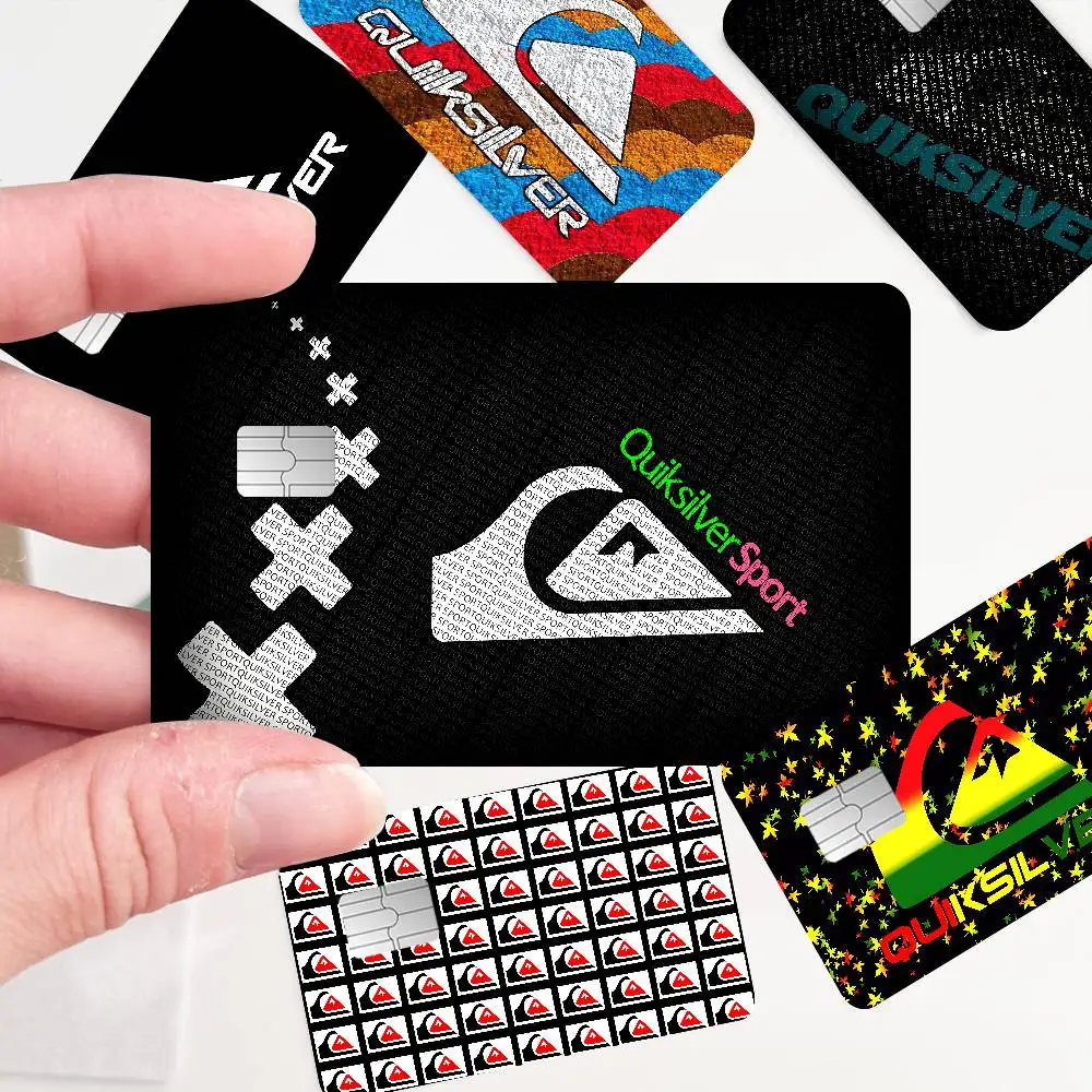 Pegatina Clásica con Logotipo Q-Quiksilver 100% en Oferta, para Tarjetas de Crédito, Débito, Bancarias y de Autobús